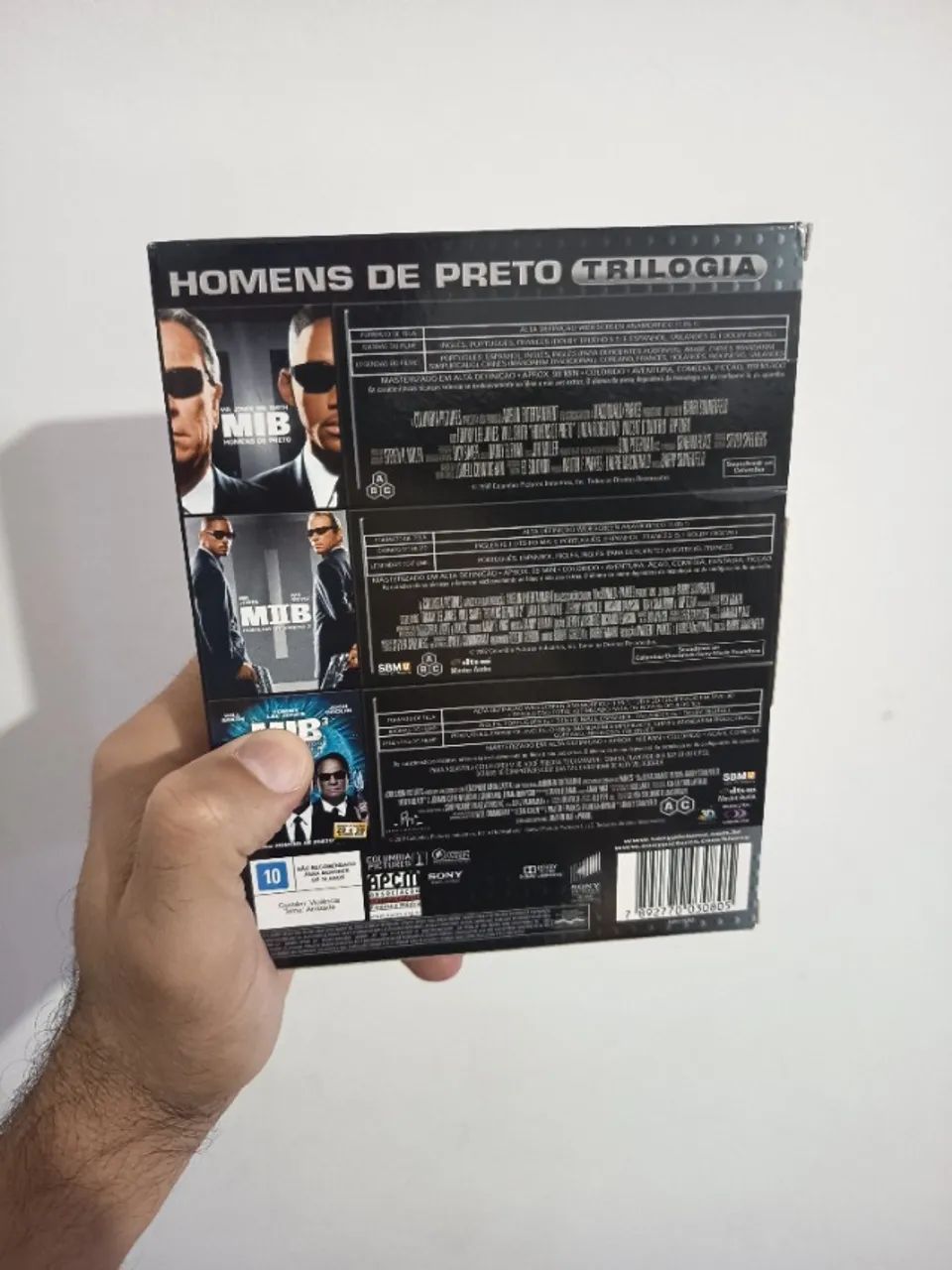 Box Blu-ray Trilogia MIB: Homens de Preto (4 Discos) Will Smith