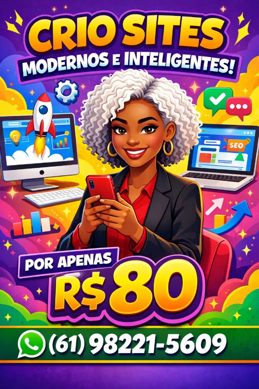 Sites Profissionais R$80