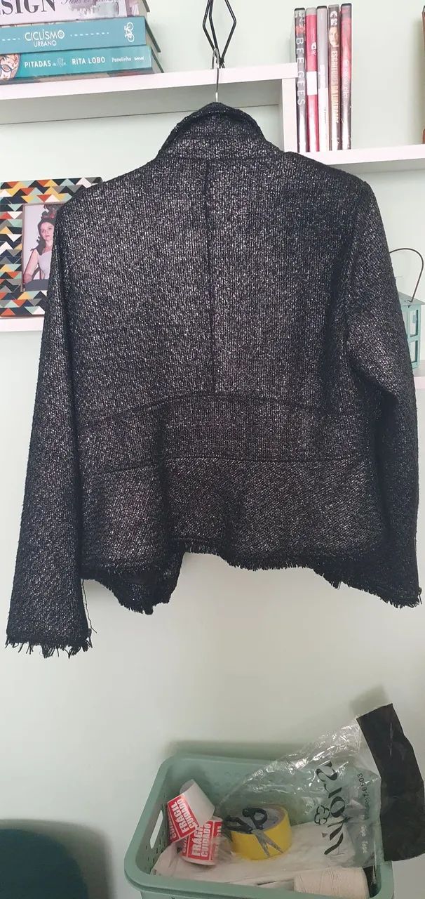 Jaqueta Preto/Prata - Cortelle - Foto 2
