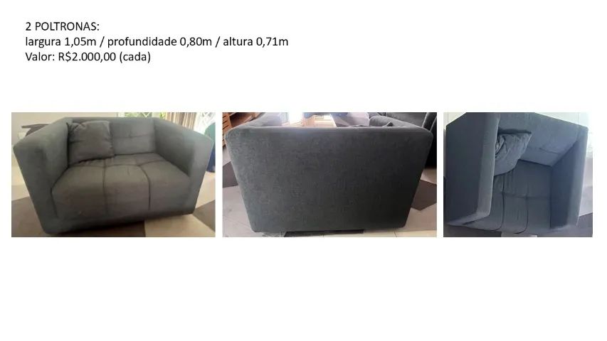 2 Poltronas (2.000,00 cada)