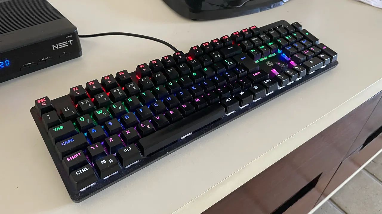 TECLADO MECÂNICO GK100. SWITCH BLUE - Foto 2