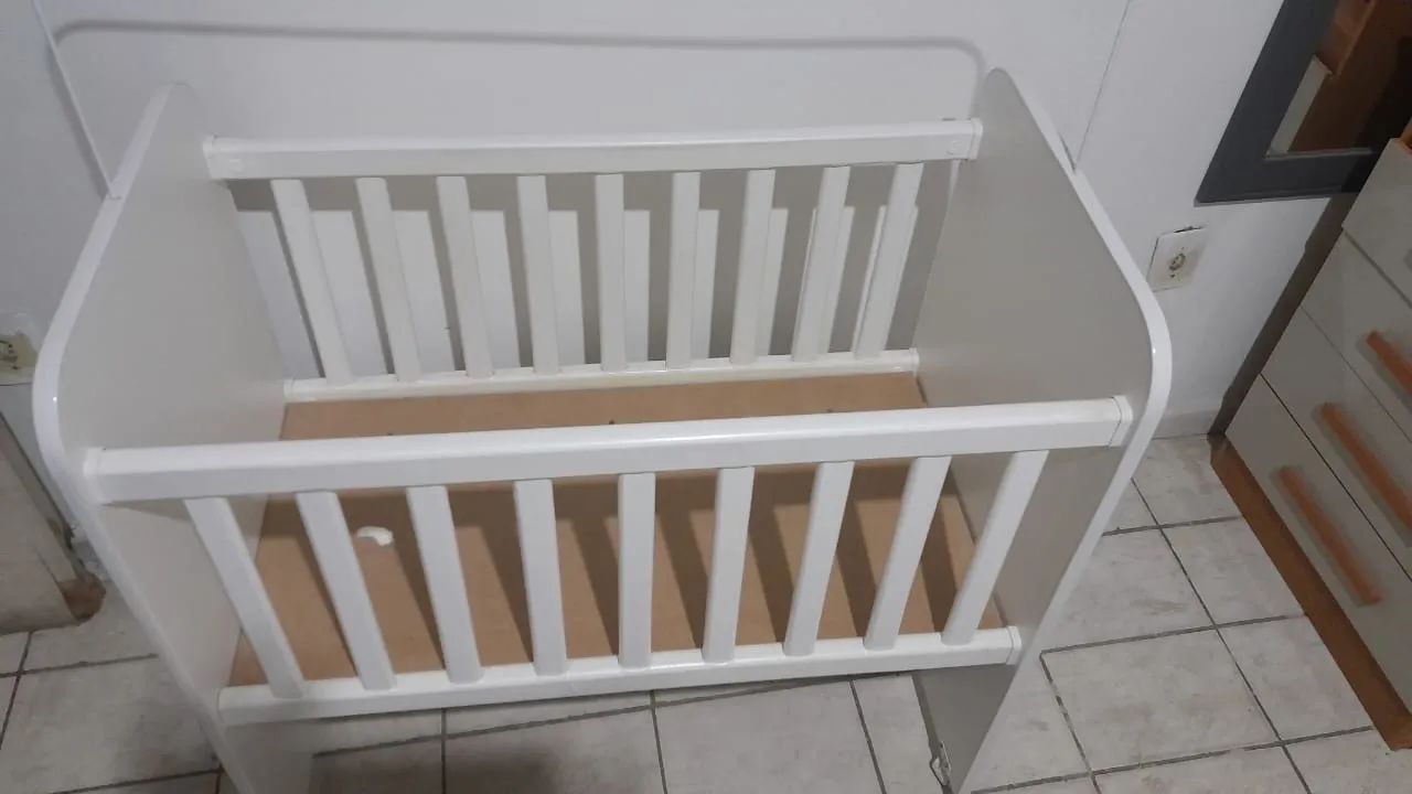 Vendo Mini Berço com colchão  - Foto 5