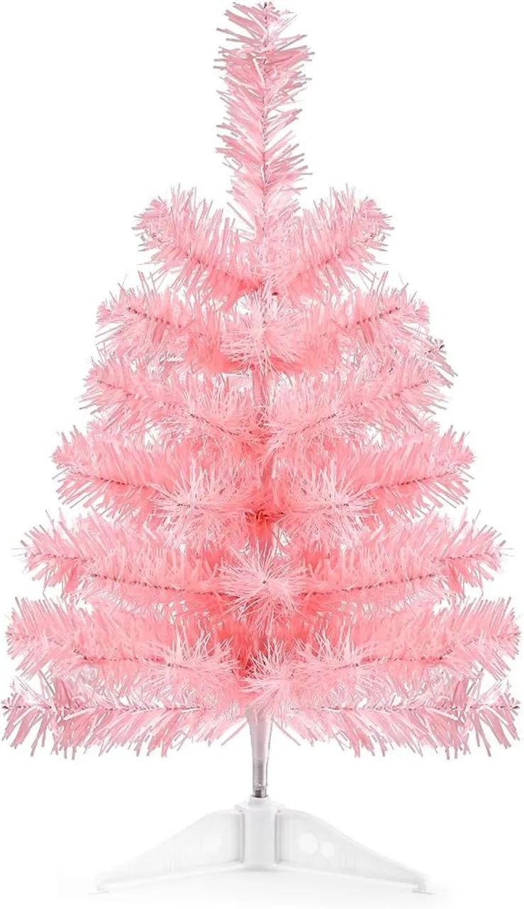 Árvore de natal rosa