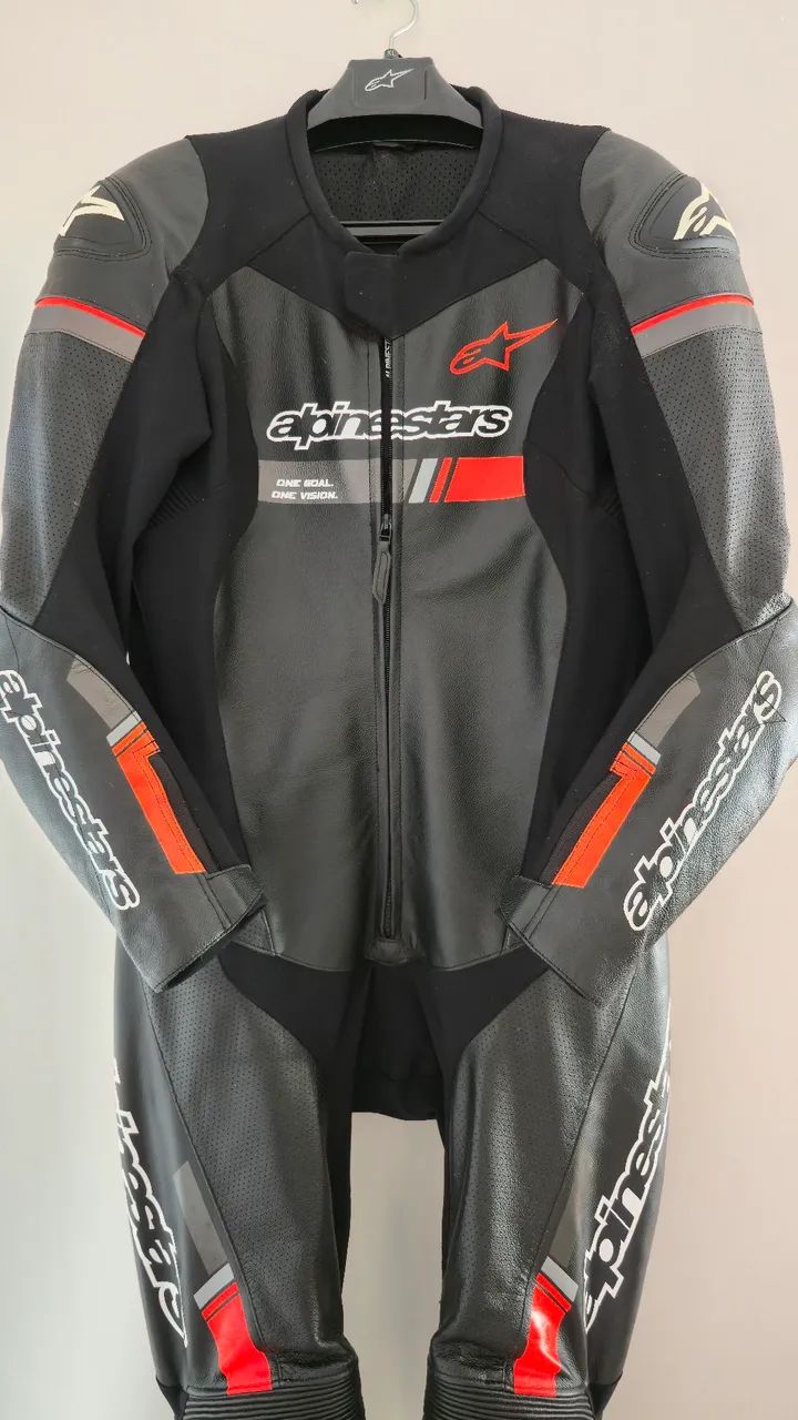 Macacão Alpinestars Nº 56 - Estado de Novo - Tech-Air 5 - Pouco Uso