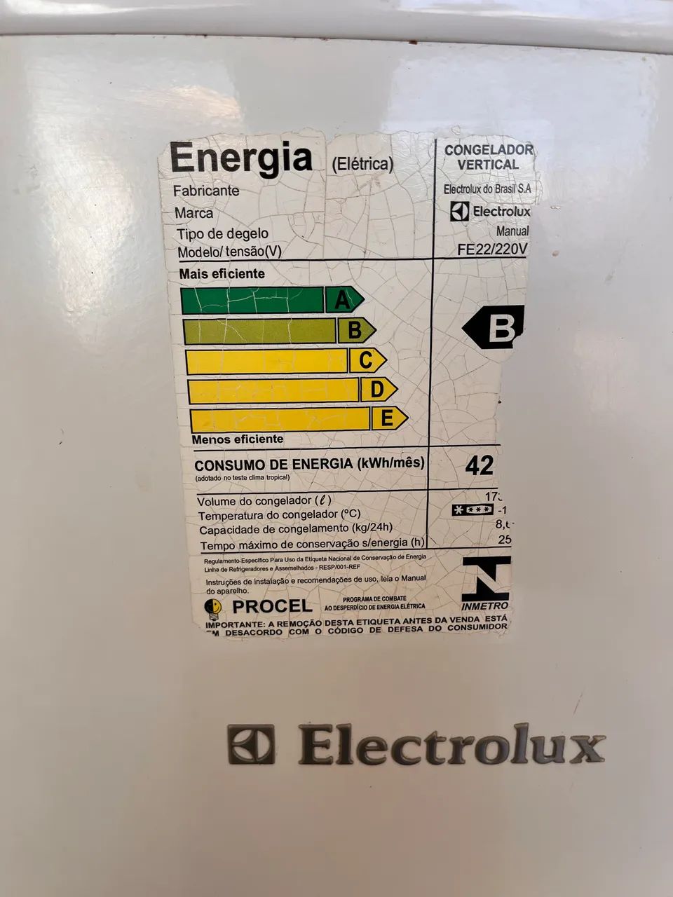 Freezer Electrolux FE 22 - Foto 5
