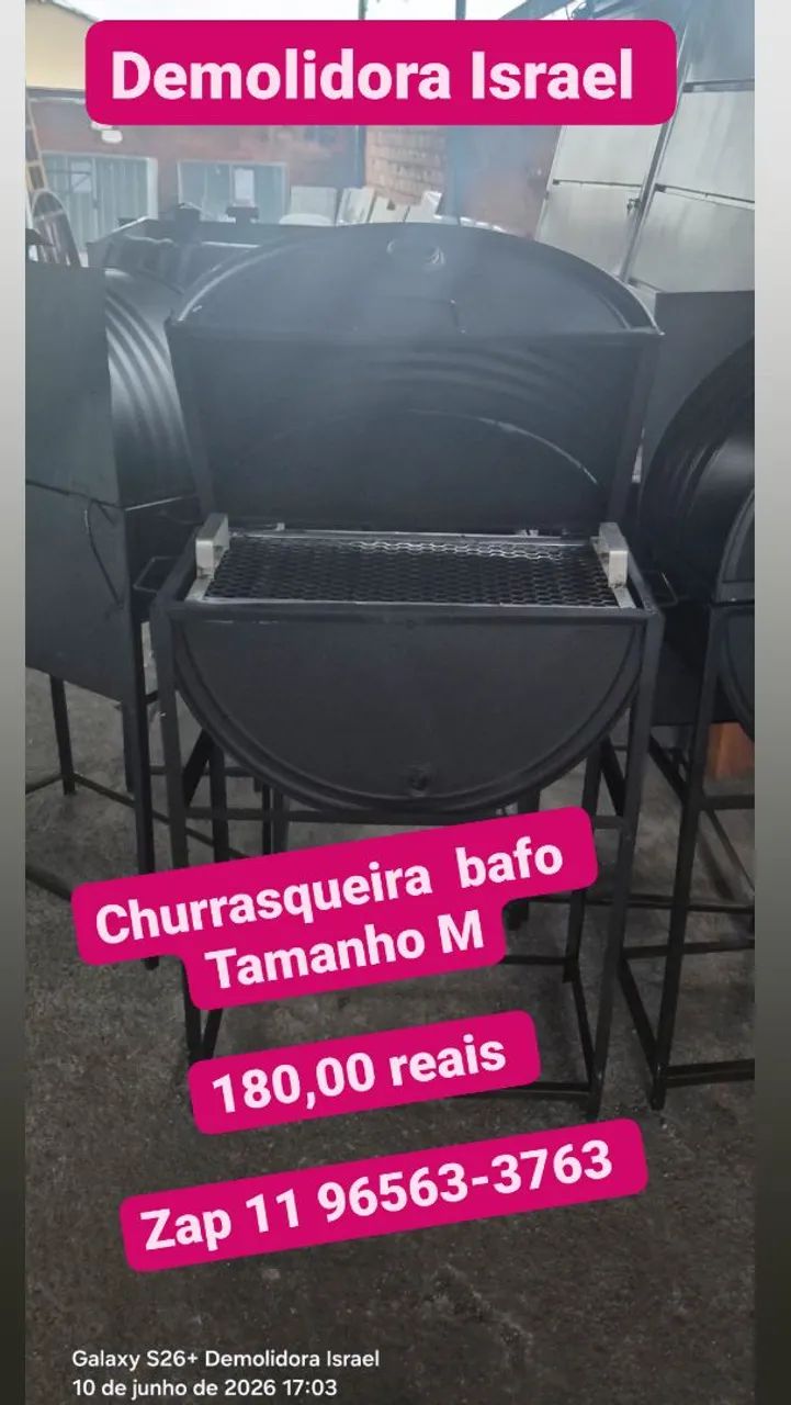 Churrasqueira bafo  - Foto 2