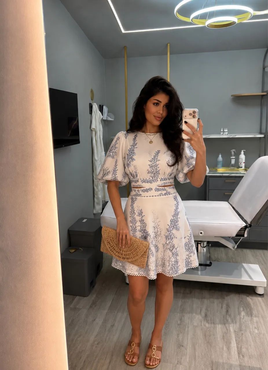 Vestido Floral branco