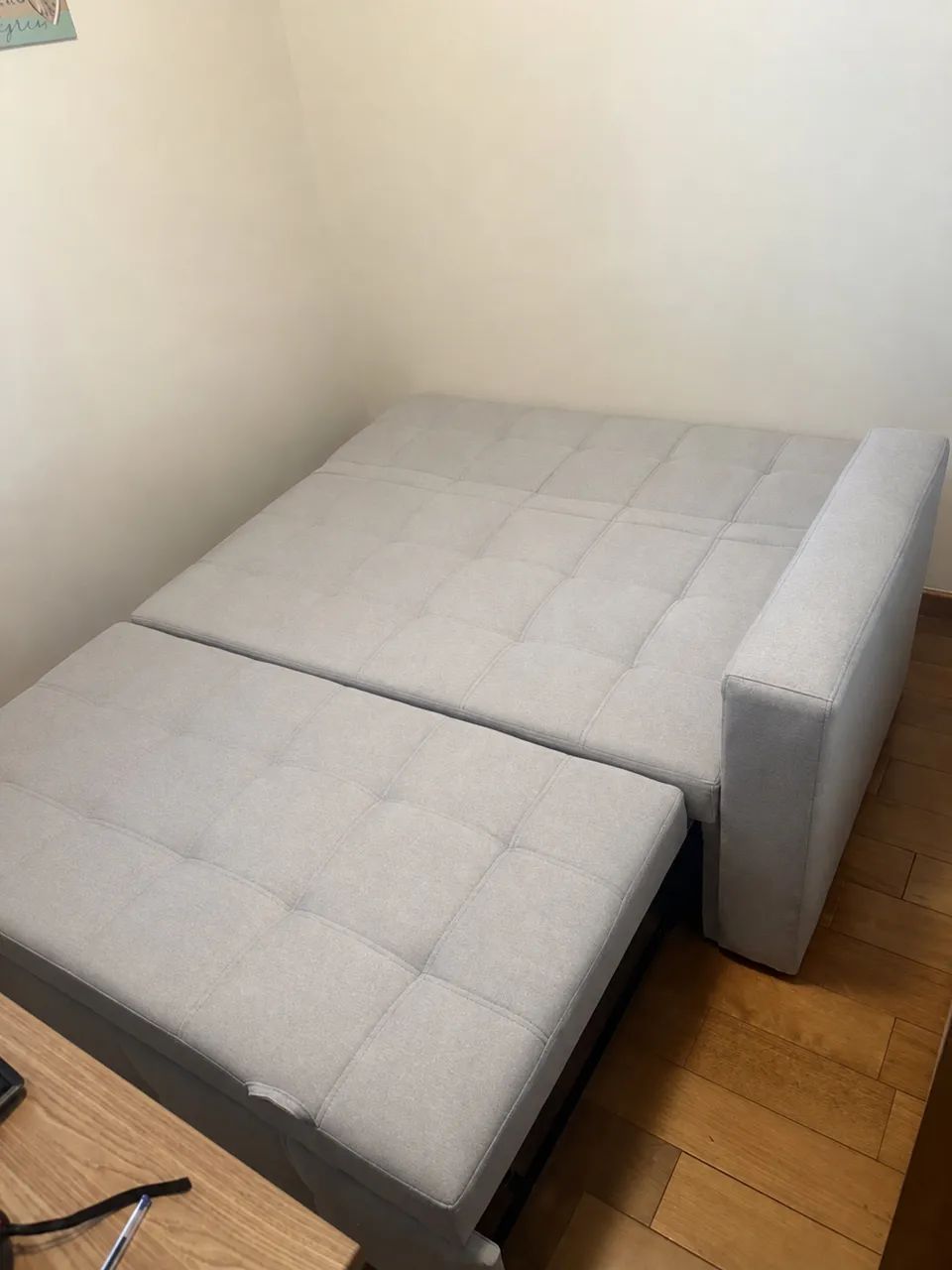 Sofá cama cinza  - Foto 2