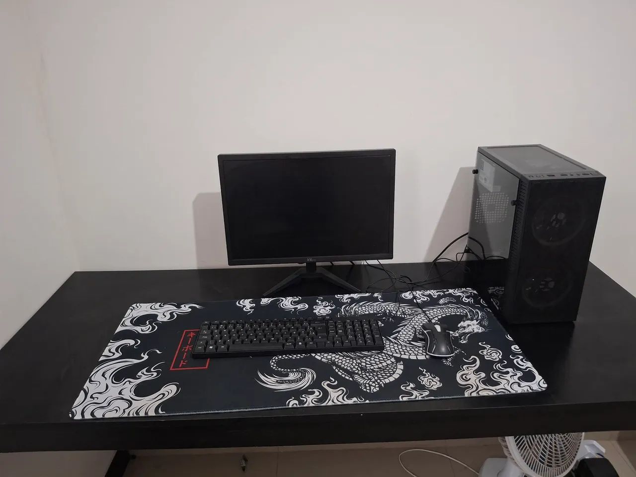 Pc gamer de entrada completo mesa e cadeira incluso