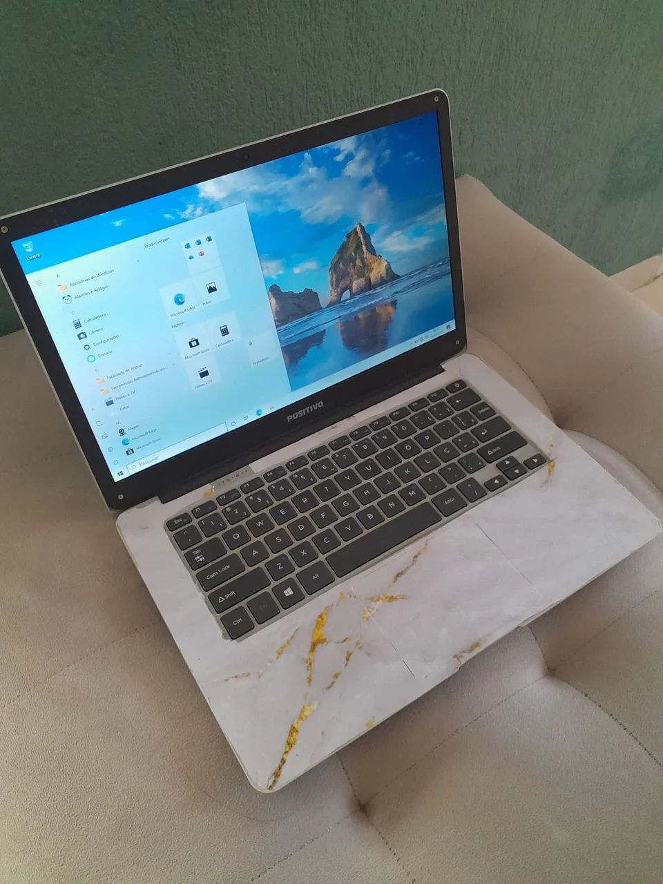 Notebook Positivo q232a, Intel, 2gb memória SSD 32GB armazenamento todo bom - Foto 3