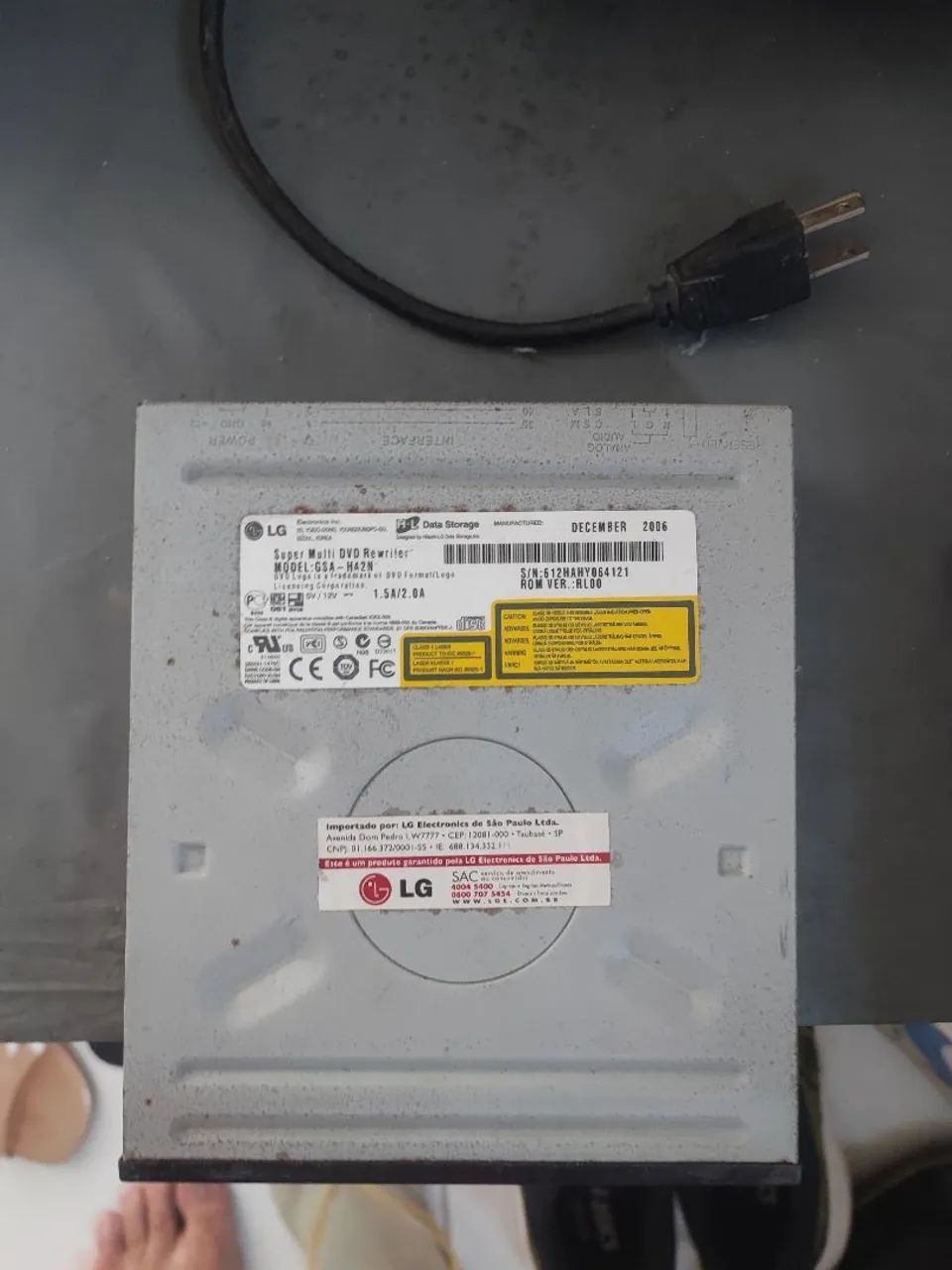 3 leitor de cd e dvd valor 20,00 - Foto 3