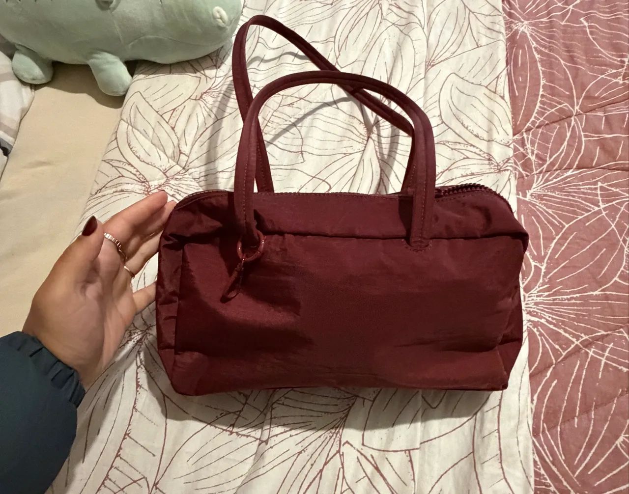 Bolsa Baggu Vinho - Foto 5