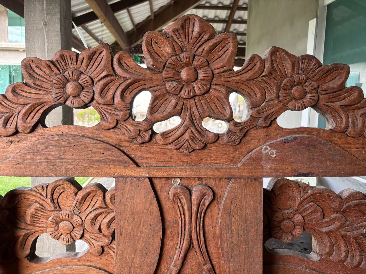 Conjunto de Sofá antigo de três e dois lugares 