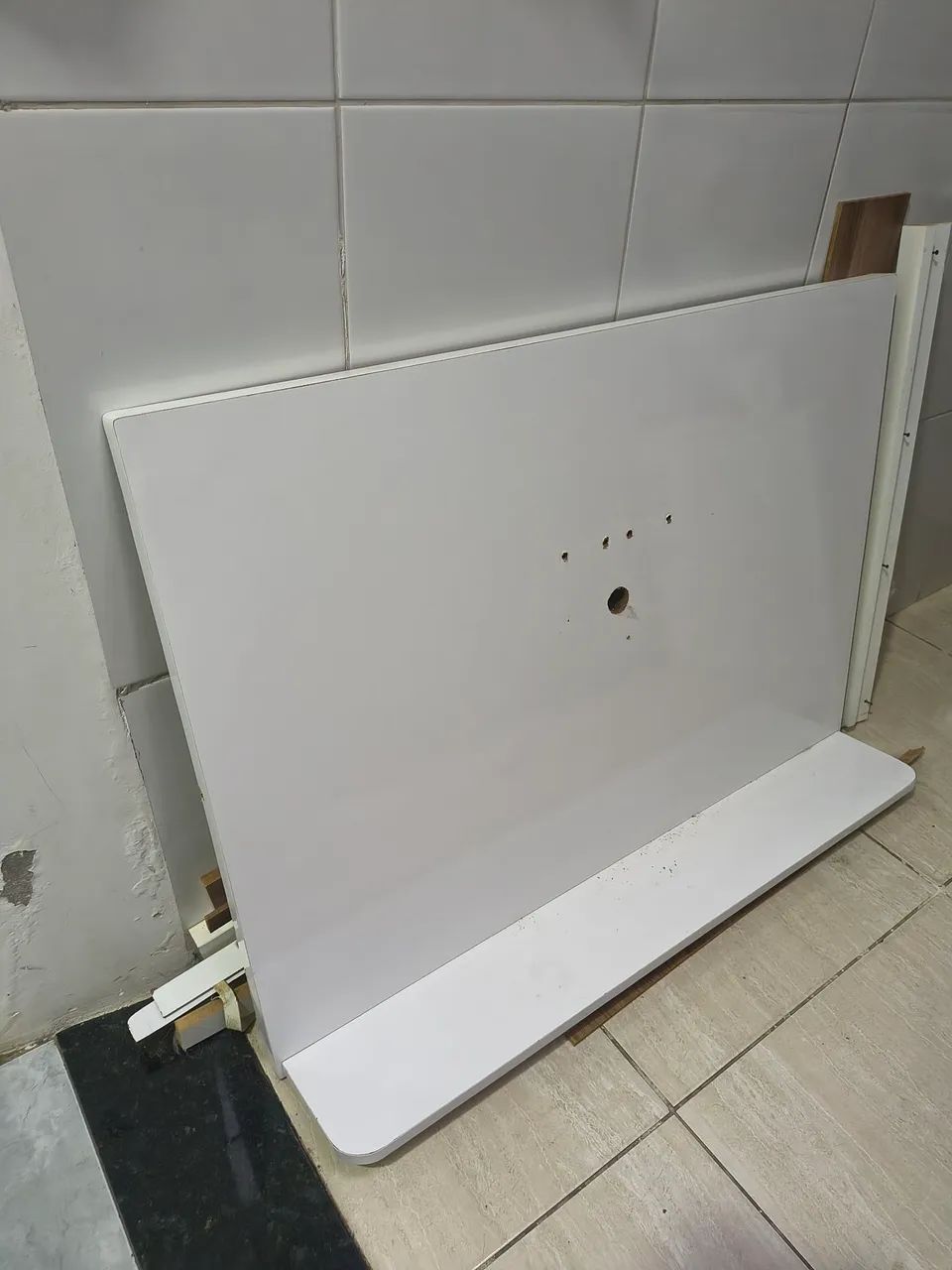 Painel de Tv branco MDF  - Foto 2