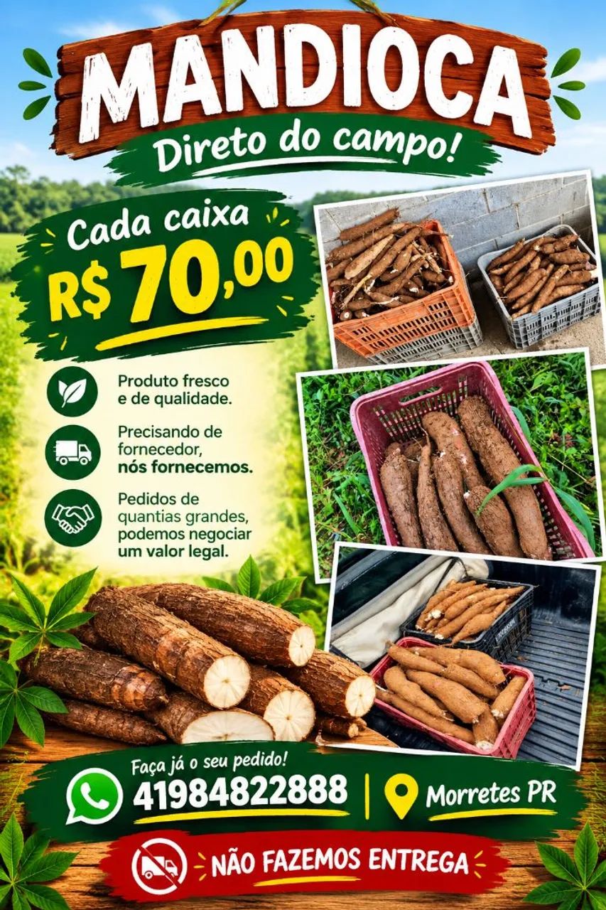 Venda de Mandioca