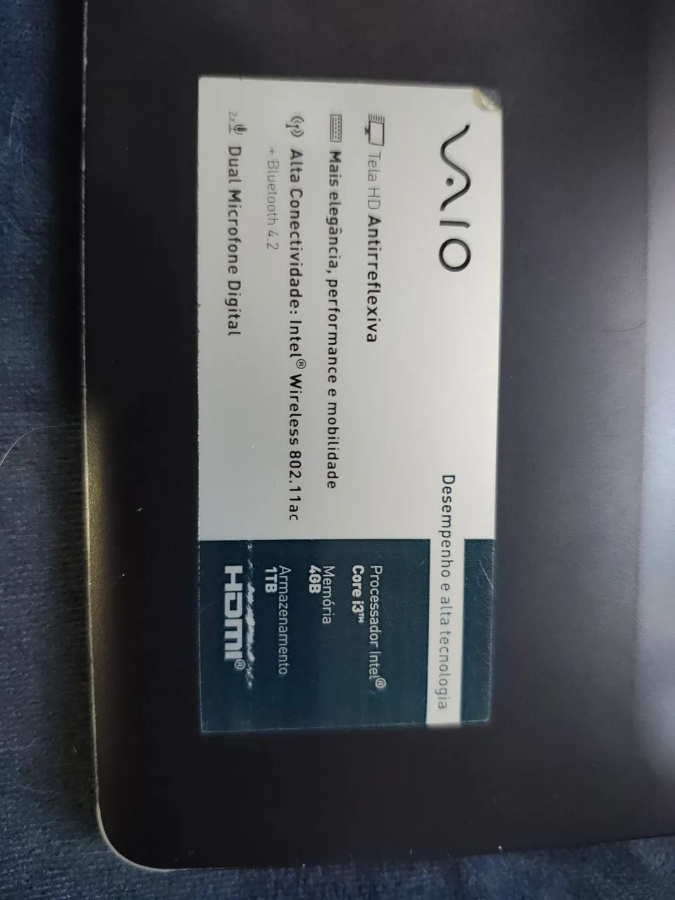 Notebook Vaio C14 I3 4gb 1tb hd - Foto 4