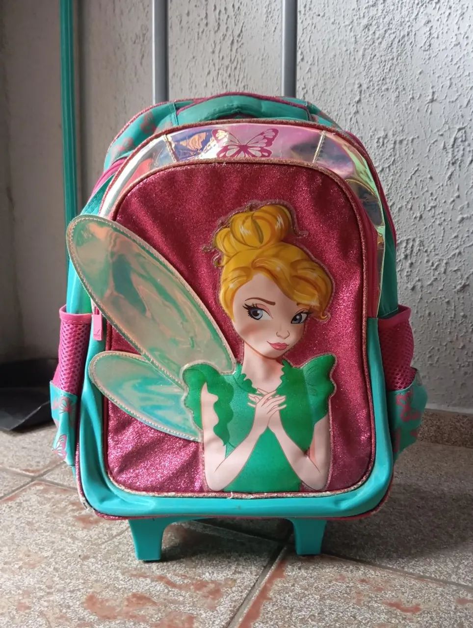 Mochila rodinhas fada