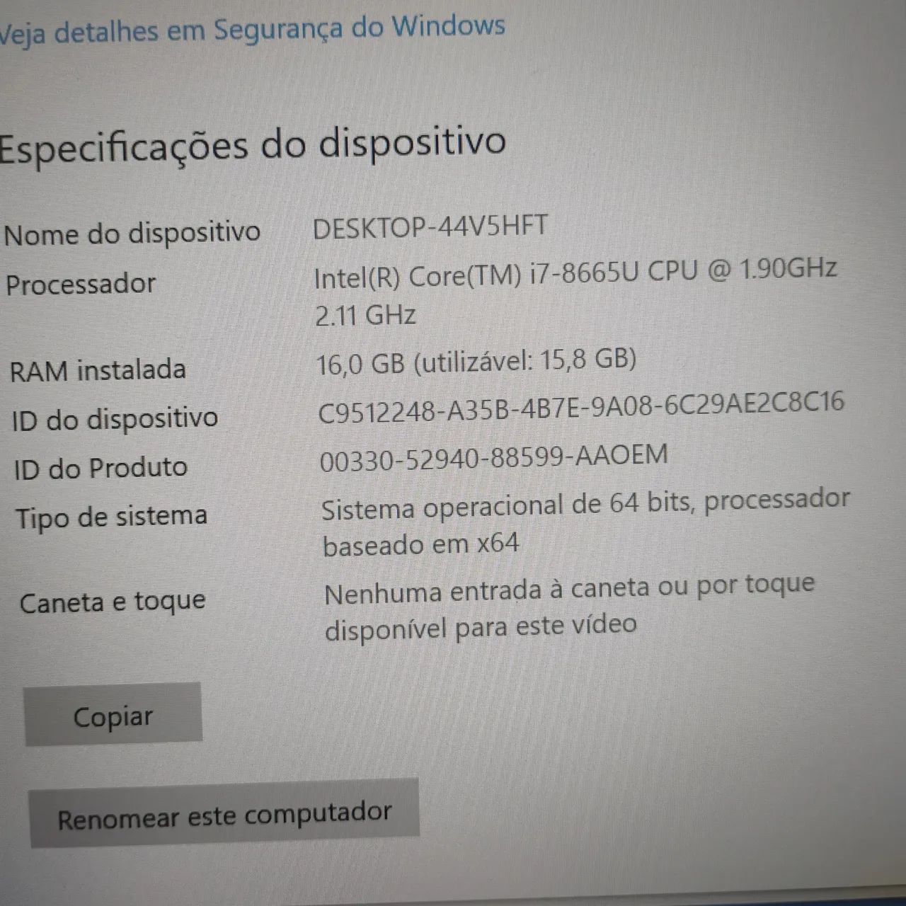 Notebook empresarial i7 oitava com 16 de ram - Foto 3