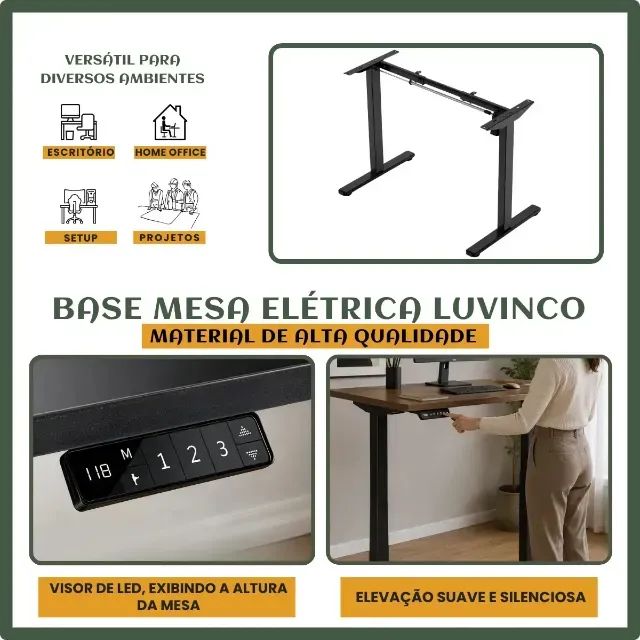 Escrivaninha Elétrica Ajustável - Foto 2