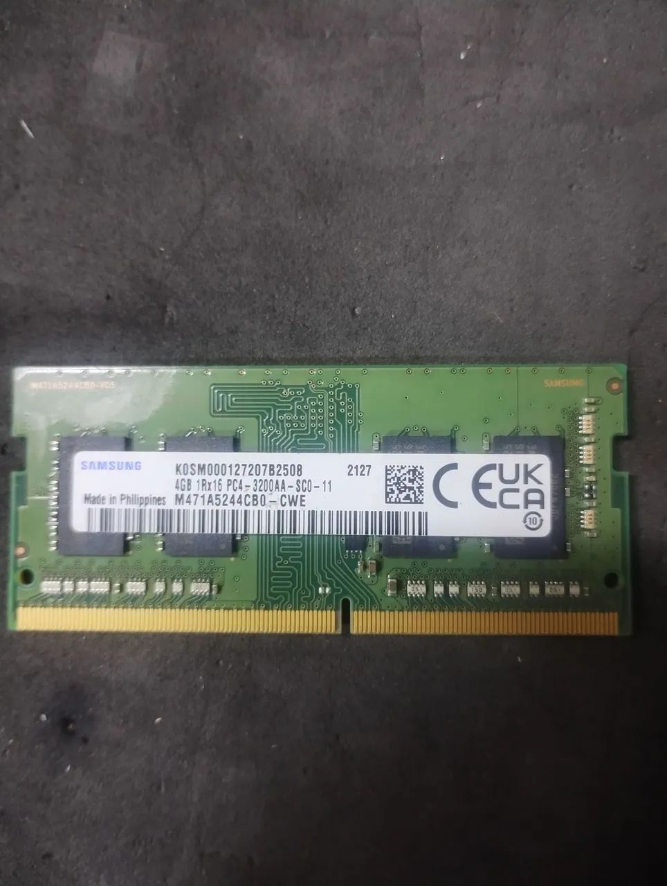 Memória Ram notebook 4gb