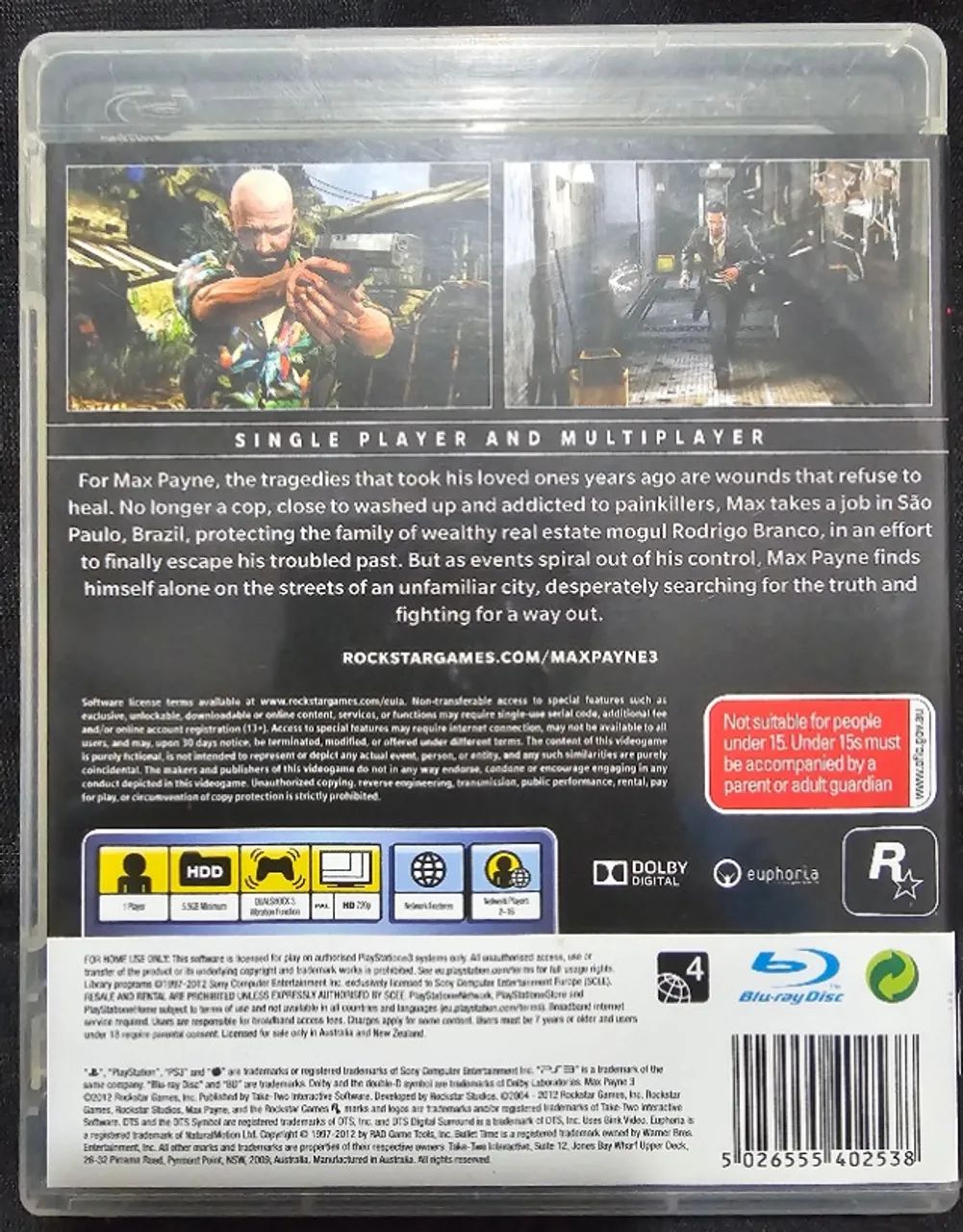 Max Payne 3 - PS3 - Foto 3