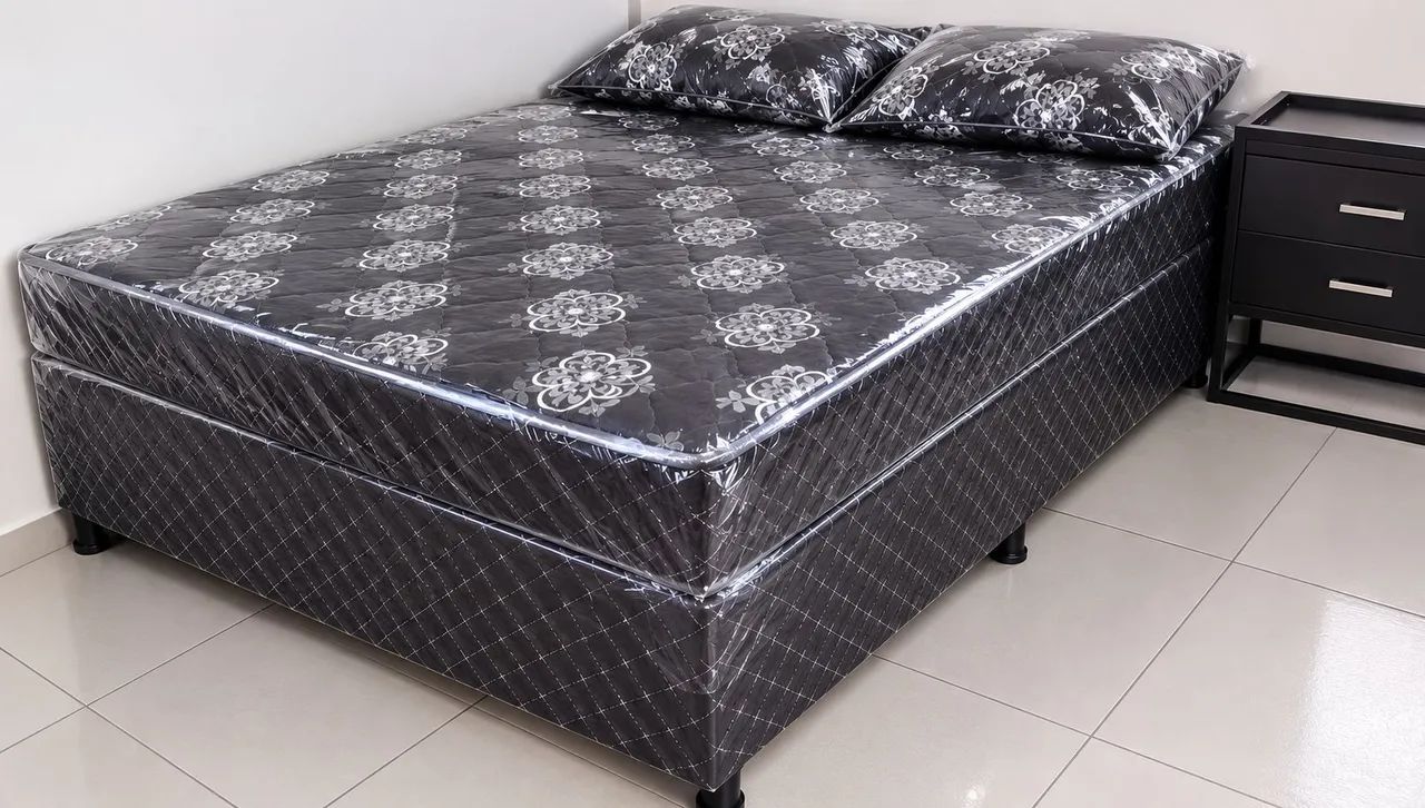 Cama casal box nova direto de fabrica.
