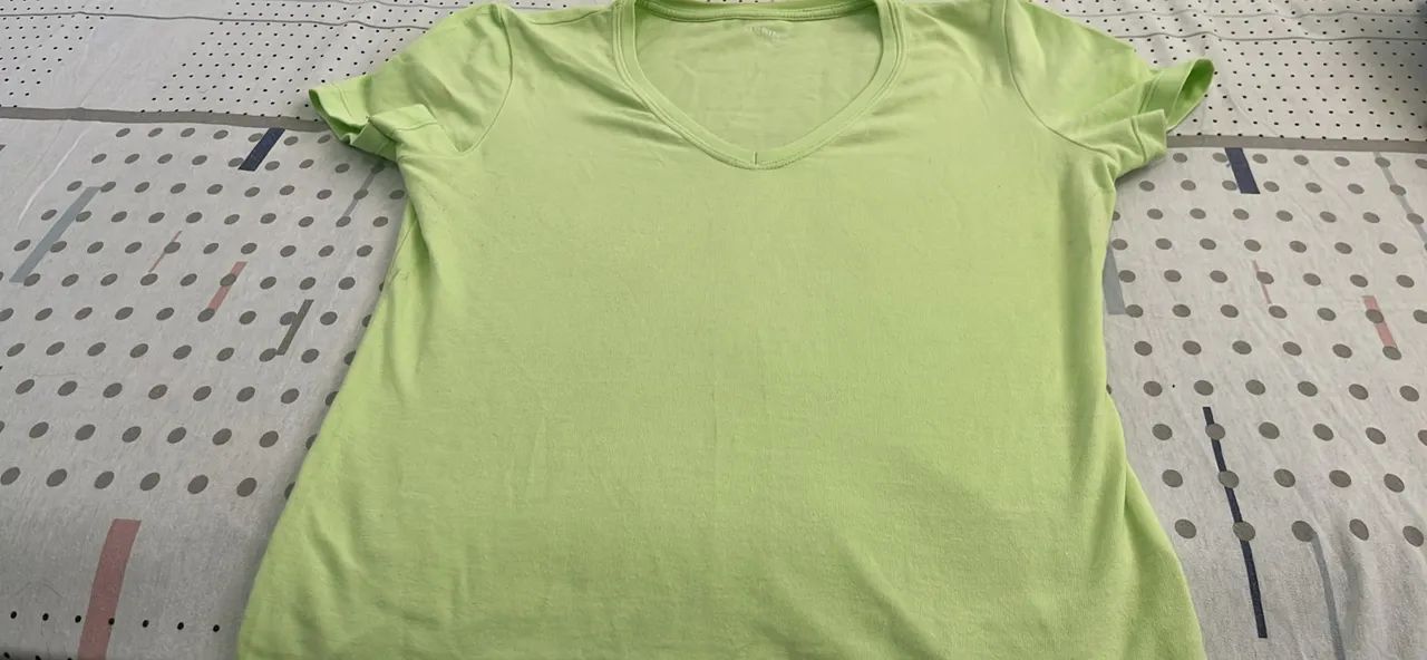 Blusa  Básica Feminina - Verde Lima - P - Foto 2