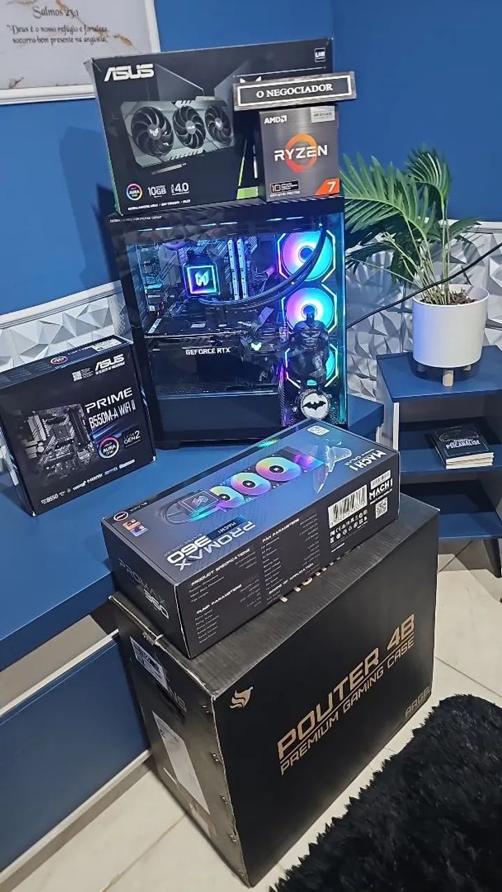 Pc ryzen 3D com rtx 3080