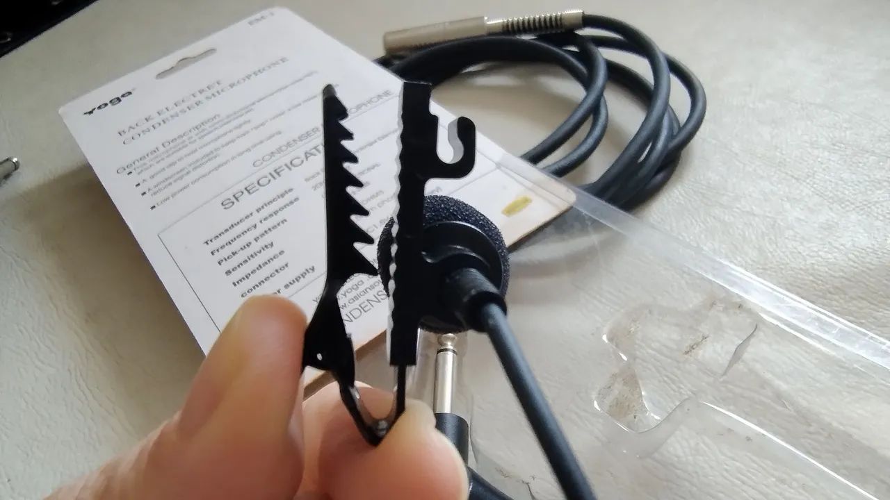 Microfone lapela omni direcional (Novo)  - Foto 5