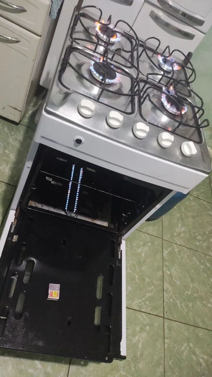 Fogão Brastemp 4 bocas funcionando.(FAÇO ENTREGA) - Foto 5
