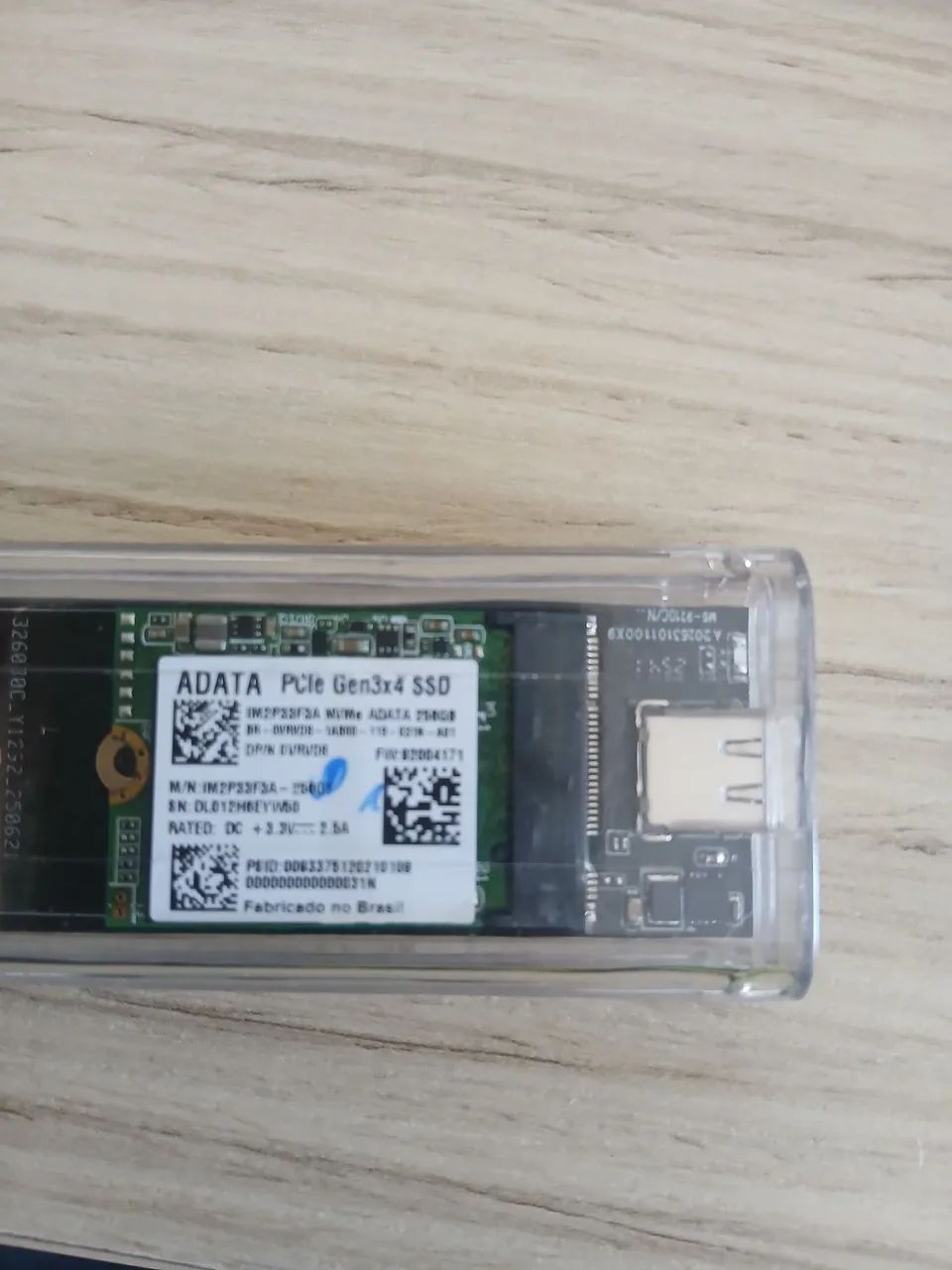 Ssd nvme adata 256 gb pcie - Foto 4