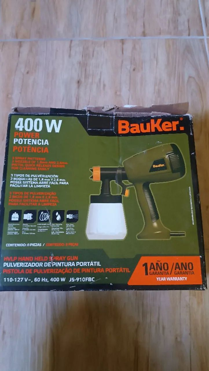 Pulverizador de pintura portátil bauker  - Foto 4