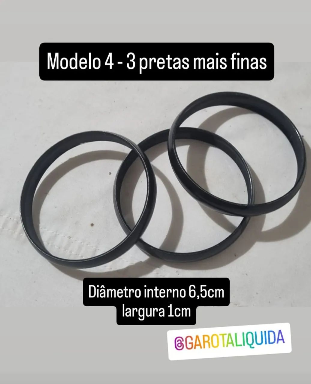 Pulseiras maxi pulseiras acrílico vintage - Foto 5