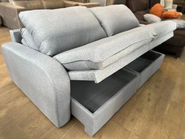 Sofá Cama C/ Baú Amabella Luxo Pronta Entrega  - Foto 2