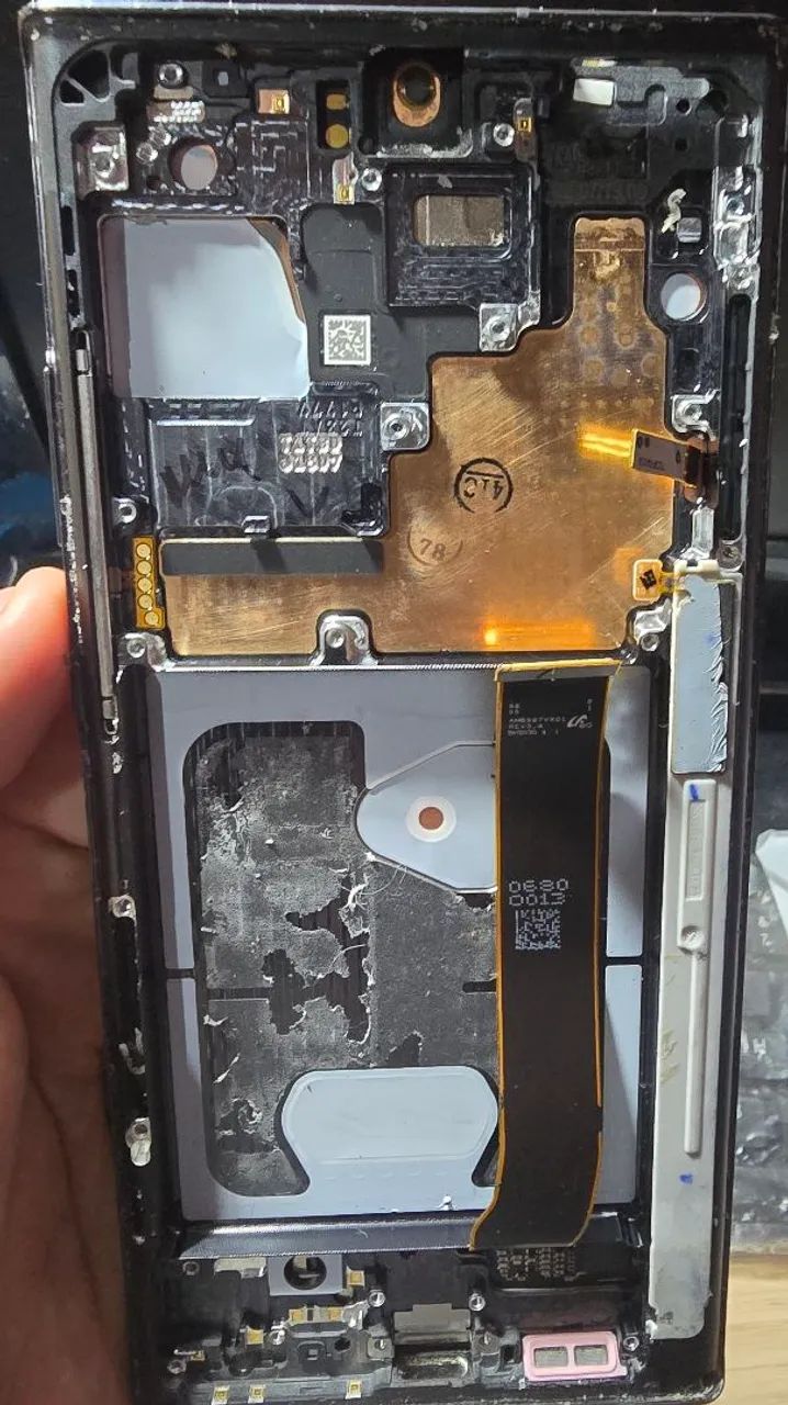 Display sansung note20 ultra original com detalhes mas funcionando  - Foto 3