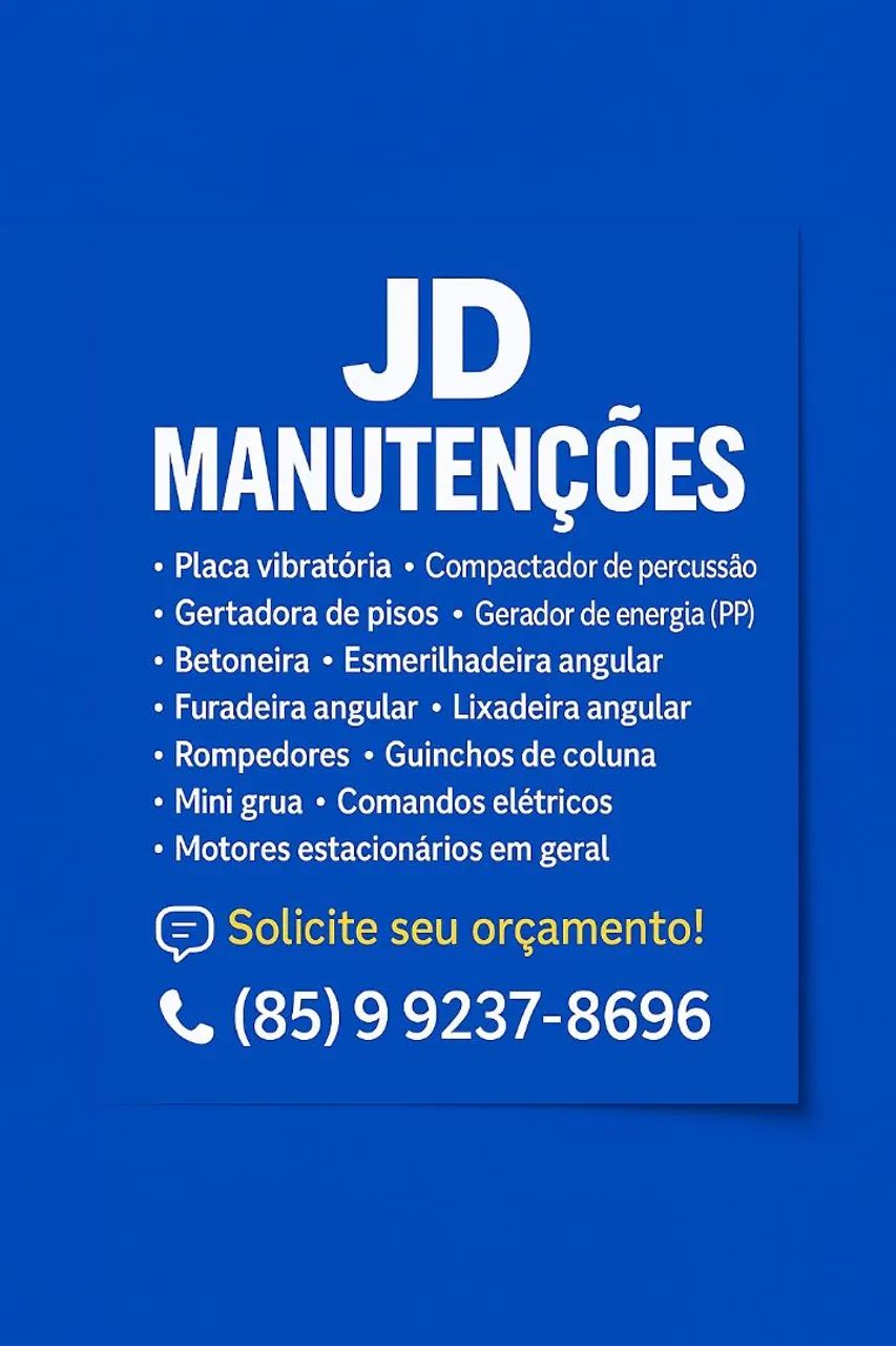 Manutenção de esquipamentos e ferramentas 