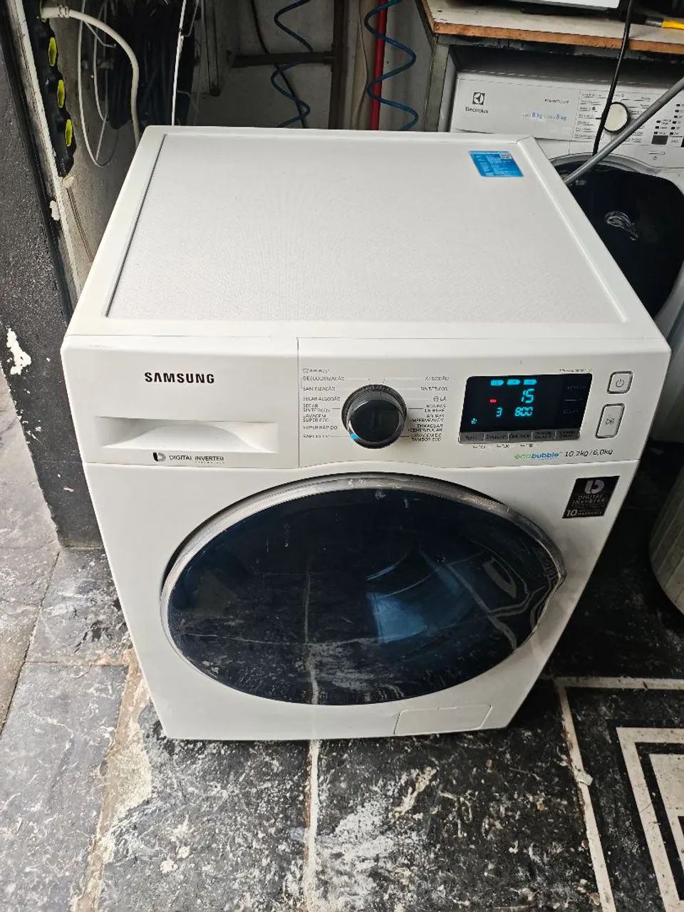 Lava e seca Samsung eco bubbles 10.2kg - Foto 2