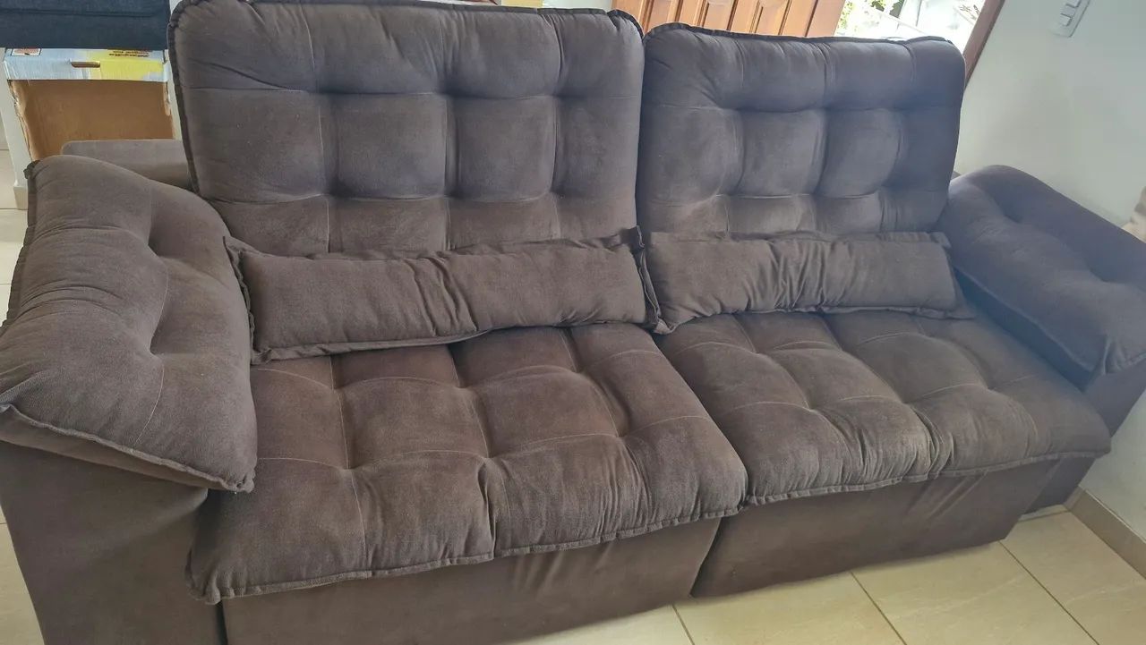 Sofá retráril 3 posições