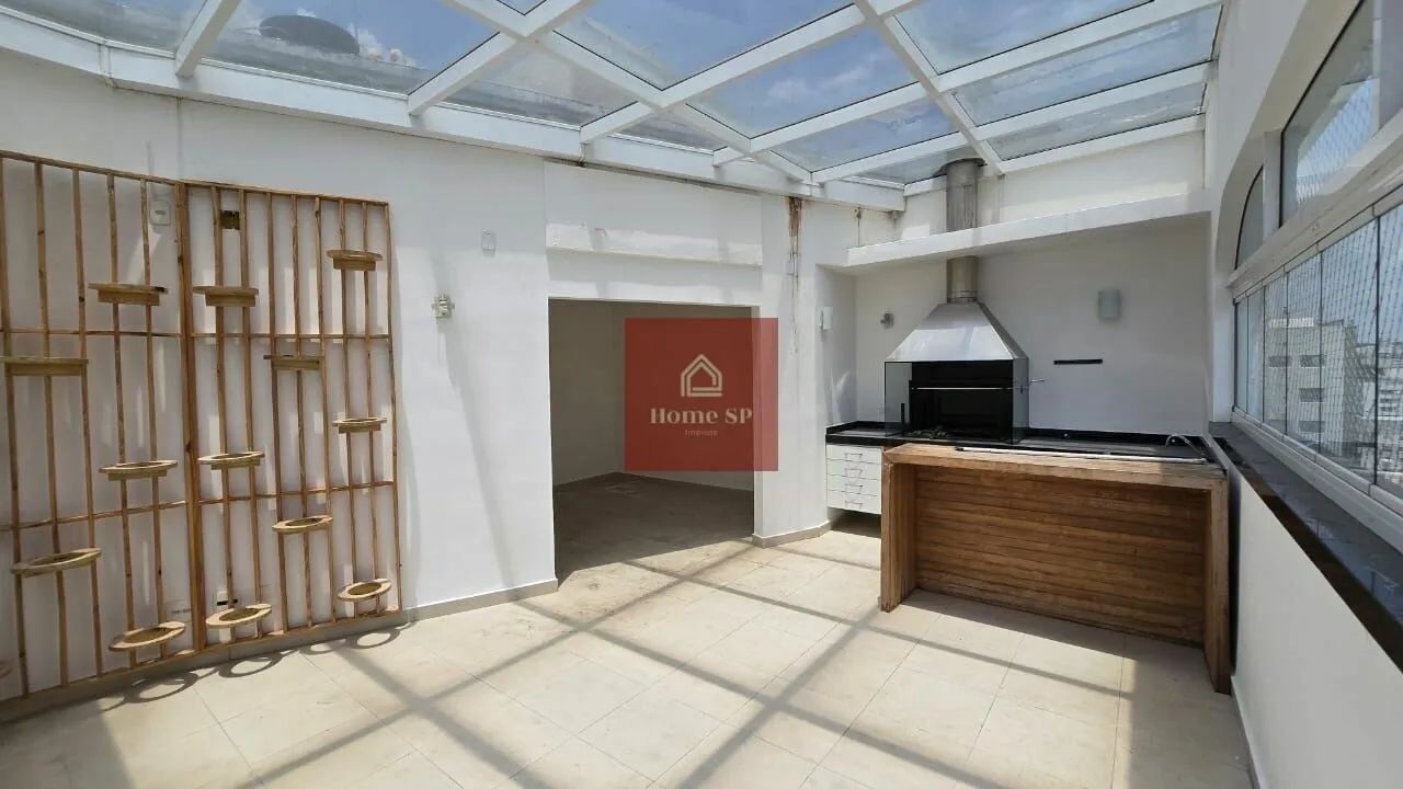 Cobertura Duplex para locação em Moema 158m² 3 dormitórios 2 suítes 3 vagas com churrasque