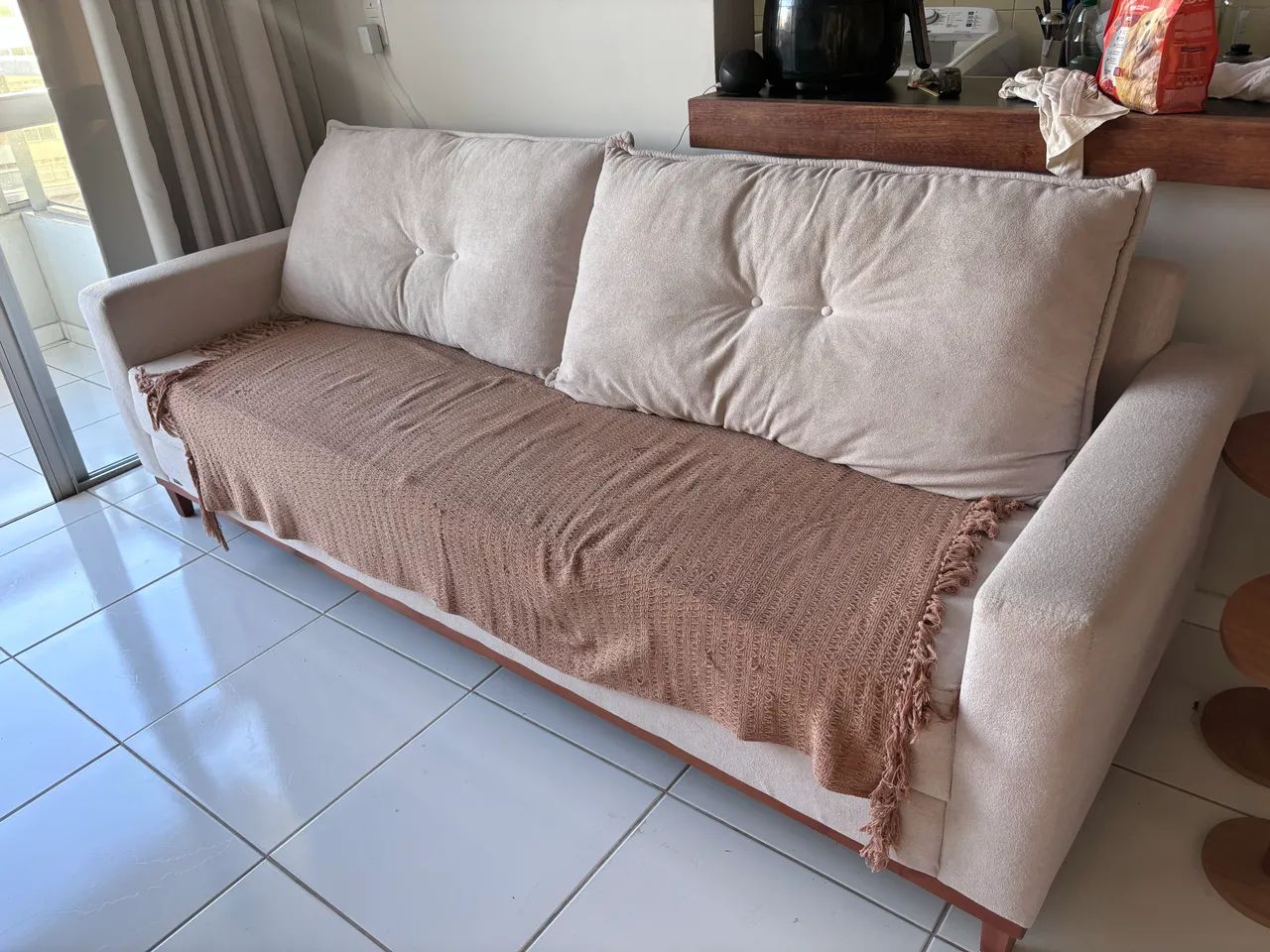 Sofá 2,30m - 1 ano de uso - Foto 4