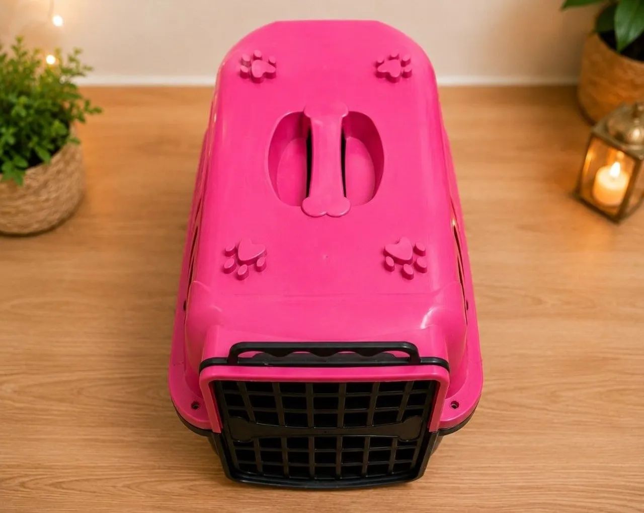 Caixa de transporte tamanho G para gatos e cachorros. - Foto 4