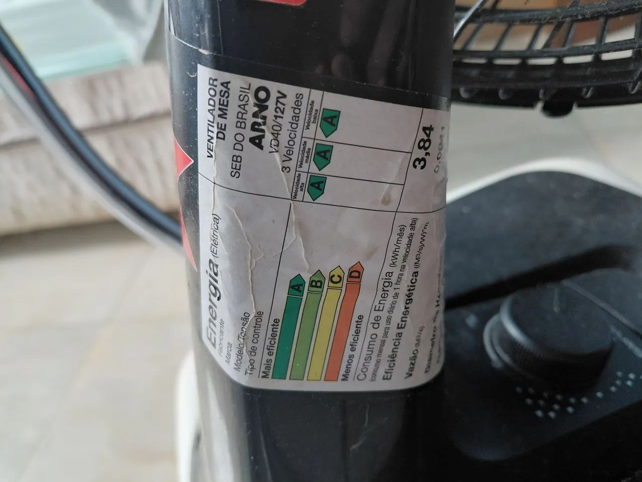 Ventilador Arno com defeito  - Foto 2