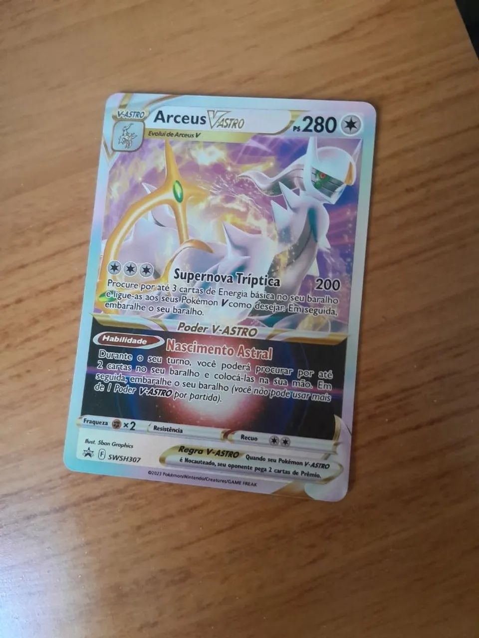 Cartas Pokémon Arseus V e V Astro - Foto 2