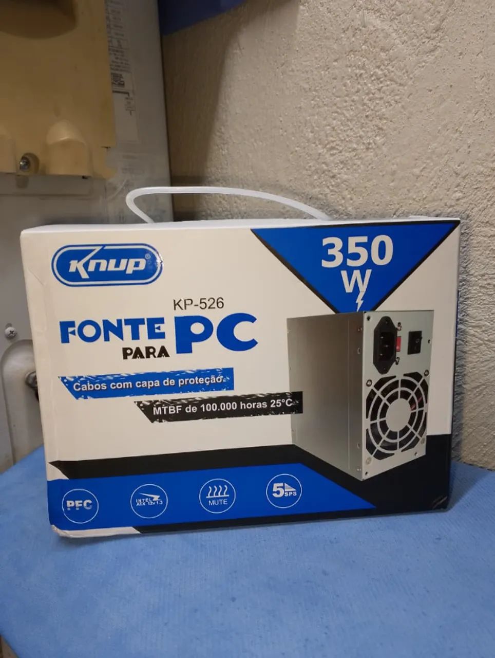 Fonte Knup 350W para PC (Só Venda)