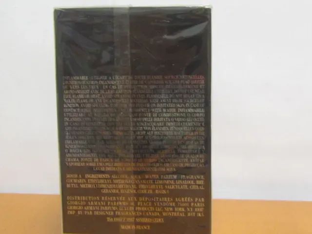 Perfume Armani Eau de Nuit   EDT 100ml CELOFANE ZUADO - Foto 4