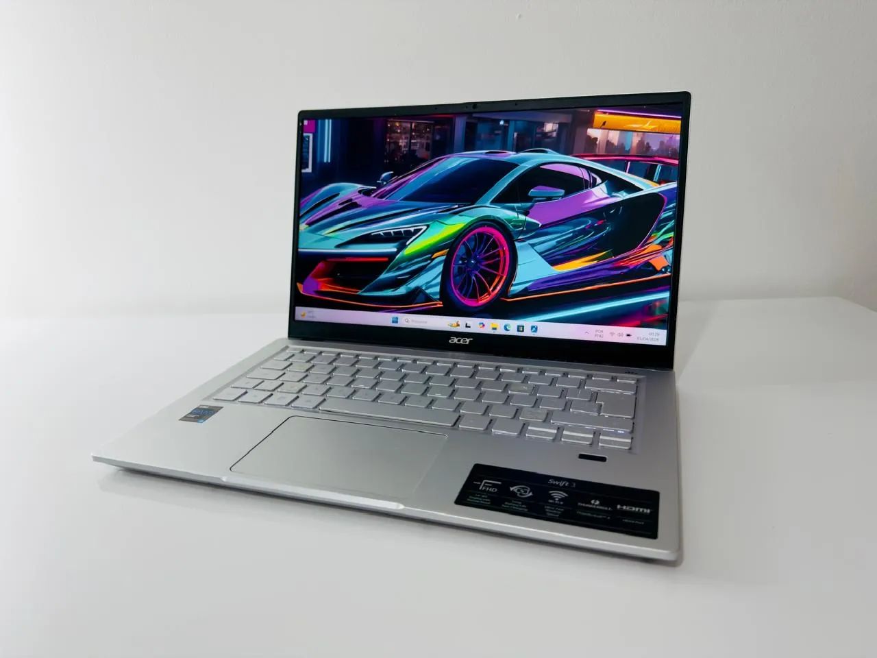 Notebook Acer Swift I5-11th EVO -Teclado iluminado-Tela 14 FHD IPS 