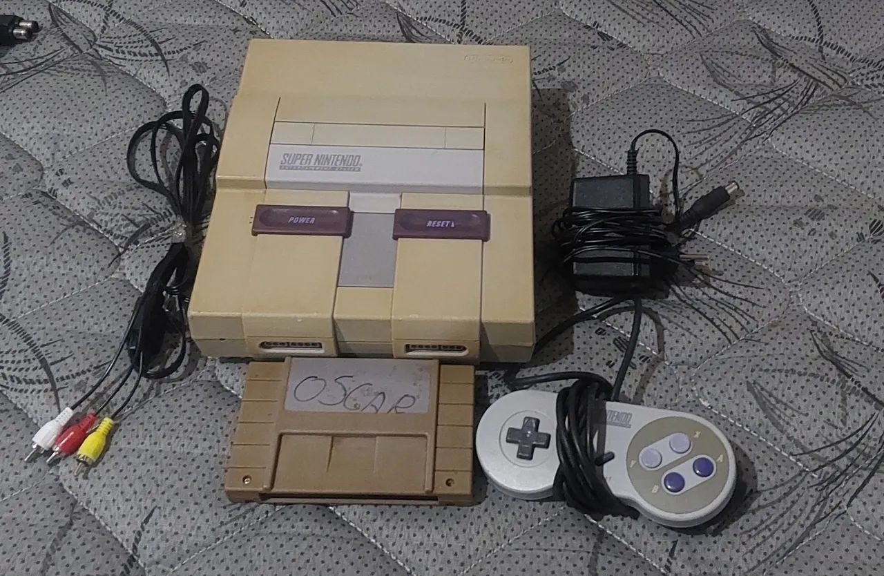 Super nintendo completo com 1 jogo