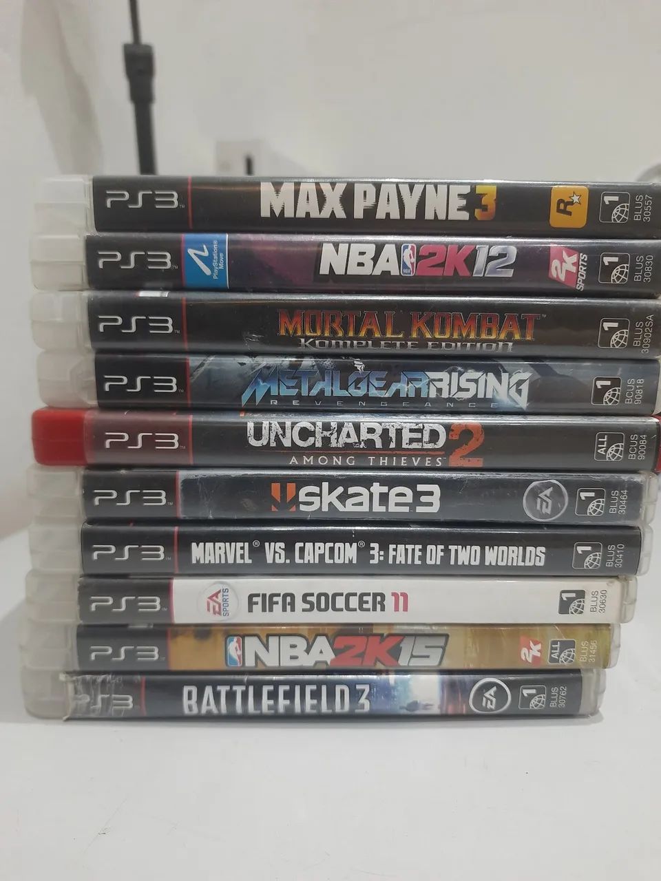 LOTE 10 JOGOS PS3