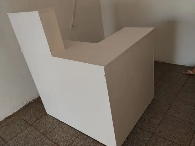 BALCÃO CAIXA CM 1 GAVETA MDF NOVO  - Foto 2