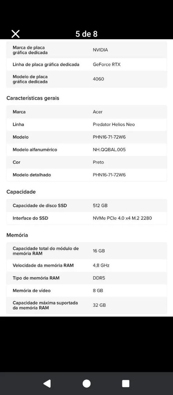 Acer Predator Helios Neo - Foto 4